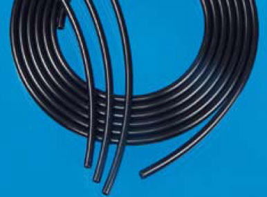 Electrically conductive PUR tubing