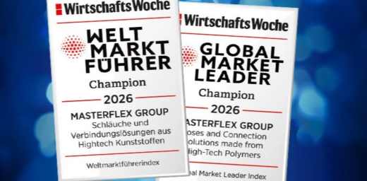 Masterflex Group再次成为全球市场领导者!